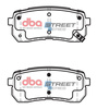 Brake Pads Street Series Ceramic rear - DB2447SS HYUNDAI H1 i-800 iLoad iX55 KIA Carnival Sedona Sorento