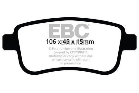 DP92025 - Ein Satz Bremsbeläge serie ORANGESTUFF EBC Brakes