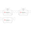 Bremsbeläge hinten DBA Brake Pads Street Performance Hawk HB900x.572 - DB2429SP HONDA Civic 10th Gen FK8