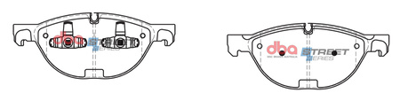 Brake Pads Street Series Ceramic front - DB2209SS BMW X5 E70 F15 X6 E71