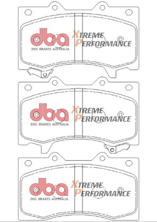 Bremsbeläge vorne DBA Brake Pads Xtreme Performance - DB2242XP NISSAN Patrol Y62