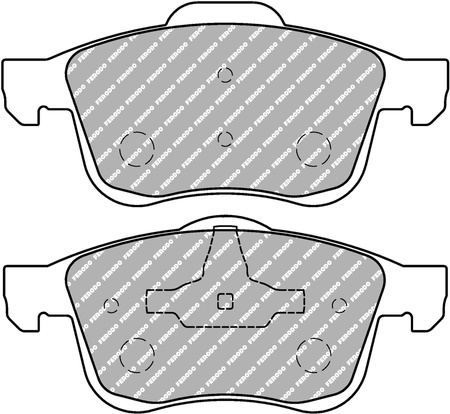 Klock hamulcowe Ferodo Racing DS2500 przednie FCP1805H ALFA ROMEO 159 939 Sportwagon Brera GIULIETTA SPIDER 939