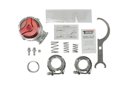 Zawór upustowy czerwony Turbosmart Wastegates WG40 GenV Compgate 40 14psi