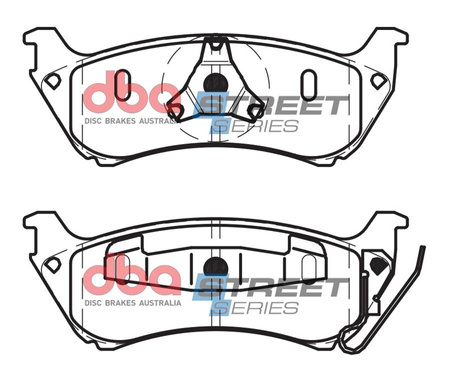 DBA Brake Pads Utcai sorozat első fékbetétek Kerámia - DB1430SS