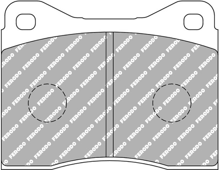 Ferodo Racing DS2500 Vorderradbremsbelag FCP399H BMW 2500-3.3 E3 5 E12 E28 6 E24 7 E23 FORD Sierra Cosworth Sapphire GINETTA G 40 40R LAMBORGHINI Contach Diablo Jalpa Urraco MASERATI 222 228 420 422 425 430 Biturbo,