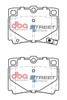 Bremsbeläge hinten DBA Brake Pads Street Series Ceramic - DB1390SS MITSUBISHI Challenger Shogun Sport