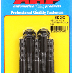 Śruby ARP "3/8""-16 X 2.000 hex black oxide bolts" (5pcs)