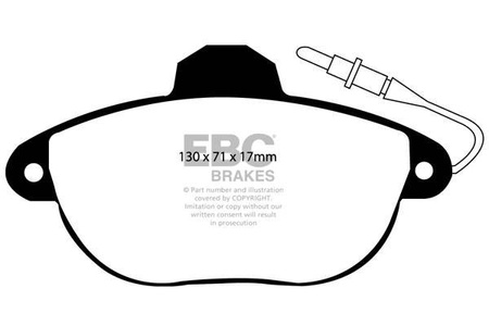 DP1077 - Ein Satz Bremsbeläge serie ULTIMAX2 EBC Brakes