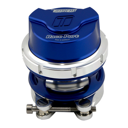 Fújja le a Turbosmart szelepet BOV Race Port Female GenV - Blue No Weld Flange