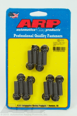 Header Bolt Kits ARP 100-1111 ARP Header Bolt Kit Chevy SB Hex Chevrolet Small Block
