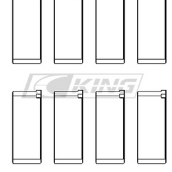 Panewki korbowodowe King Racing RENAULT FLASH 1.7 F2N - CR4019XP0.25