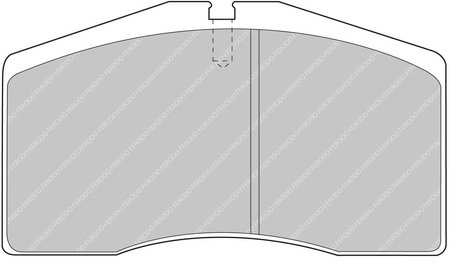 Ferodo Racing DS2500 priekinės stabdžių kaladėlės FCP891H AUDI A8 S8 Quattro PORSCHE 911 964 993 928 968 993,