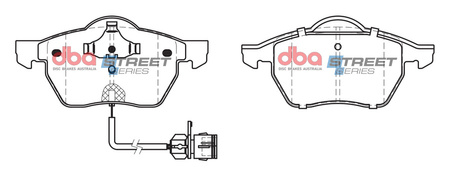Brake Pads Street Series Ceramic universal - DB1404SS