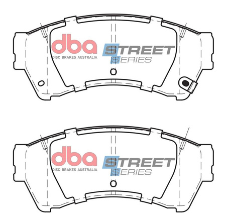 Bremsbeläge vorne DBA Brake Pads Street Series Ceramic - DB1942SS MAZDA 6 GH