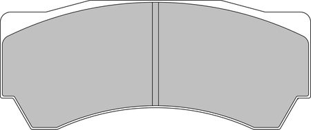 Ferodo Racing DS3000 brake pad front FRP3081R MITSUBISHI Lancer