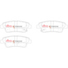 Bremsbeläge hinten DBA Brake Pads Xtreme Performance Hawk HB662x.587 - DB15022XP HYUNDAI Equus Genesis BH Coupe DH Grand Sante Fe Santa KIA Sorento Stinger
