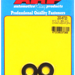 ARP M10 ID .850 OD chamfer black washers