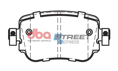 Bremsbeläge hinten DBA Brake Pads Street Series Ceramic - DB15009SS AUDI A1 8X GB Q3 8U quattro S1 SEAT Alhambra 7N Leon 5F X-PERIENCE SKODA Octavia 5E VOLKSWAGEN Caddy Alltrack Life Maxi Polo AW Sharan