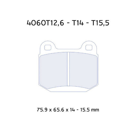 Carbone Lorraine RC5 brake pads - Mitsubishi Lancer Evo V - IX 2,0 Turbo (all)