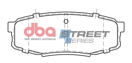 Klocki hamulcowe tylne DBA Brake Pads Street Series Ceramic - DB1857SS LEXUS LX450 LX570 TOYOTA Landcruiser 200 series Sequoia