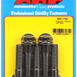 ARP "7/16""-14 X 1.750 12pt 1/2 wrenching black oxide bolts"5pcs