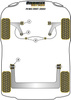 Front Wishbone Lower Front Bush Powerflex Polyurethane Bush Black Series Ford Puma Puma (1997-2001) PFF19-701BLK