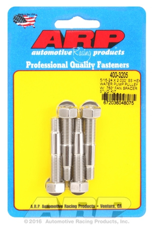 Śruby ARP  5/16-24x2.000 SS hex WP pulley w/ .750" fan spcr stud