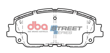 Brake Pads Street Series Ceramic front - DB2449SS LEXUS UX250h TOYOTA Camry Rav 4