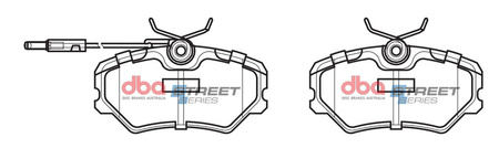 Brake Pads Street Series Ceramic front - DB1258SS CITROEN ZX PEUGEOT 306