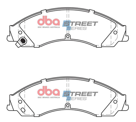 DBA Brake Pads Utcai sorozat első fékbetétek Kerámia - DB1778SS
