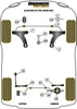 Tuleja górnego tylnego wahacza  Powerflex Black Series Hyundai Elantra Models & Elantra GT PD (2016 on) PFR26-114BLK