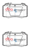 Brake Pads Street Series Ceramic front - DB1453SS MERCEDES-BENZ C-Class W203 C30 TD AMG C32 C320 C350 4Matic C55 Coupe CL203 CL-Class C215 CL500 CL55 CL600 CL63 CLK C209 CLK320 D CLK350 CLK500 CLK55 CLS C219 CLS280 CLS300 CLS320 CLS350 CLS500 E-Class
