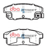 Brake Pads Street Series Ceramic rear - DB1671SS MAZDA RX8