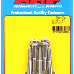 ARP M6 x 1.00 x 35 hex SS bolts (5pcs)