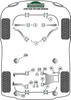 Przednia tuleja dolnego tylnego wahacza Powerflex Heritage Collection BMW 5 Series & E39 (1996 - 2004)\E39 535 to 540 PFR5-710-10H