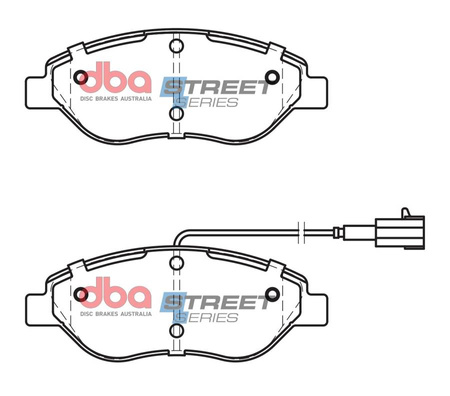 Klocki hamulcowe przednie DBA Brake Pads Street Series Ceramic - DB2247SS