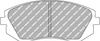 Ferodo Racing DSUNO brake pad front FCP1639Z SCION FR-S SUBARU Baja US BRZ Forester I SF II SG III SH Impreza Impreza Hatchback Hatchback GR GH G3 Outback Saloon GR Legacy IV IV Estate B13 V V Estate Outback TOYOTA FT-86 GR-86 GT-86