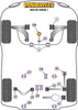 Tylna tuleja mocowania tylnego dyferencjału  Powerflex Road Series Audi A3 / S3 / RS3 & A3 / S3 / RS3 8Y (2020 on)\RS3 MK4 8Y (2020 on) PFR85-525