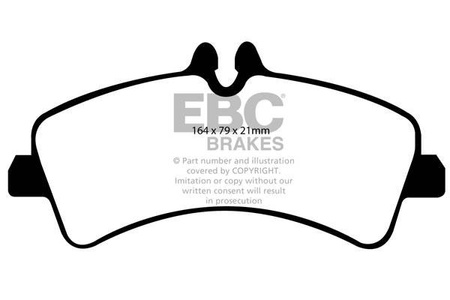 DP1929 - Zestaw klocków hamulcowych seria ULTIMAX2 EBC Brakes