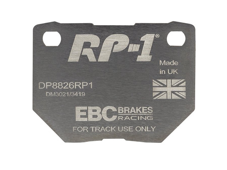 DP8826RP1 - Lenktyninių stabdžių trinkelių rinkinys RP-1 Racing serija EBC Brakes