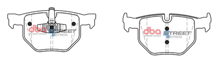 DBA Brake Pads Utcai sorozat hátsó fékbetétek Kerámia - DB1864SS BMW ALPINA B3 E90 E91 E92 E93 S D3 3 Series 325 330 335 X 4WD E90 E91 E92 xDrive X1 E84