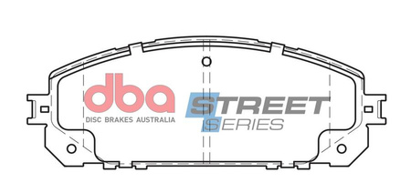 DBA Brake Pads Utcai sorozat első fékbetétek Kerámia - DB2337SS JEEP Cherokee