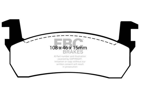 DP484 - Ein Satz Bremsbeläge serie ULTIMAX2 EBC Brakes