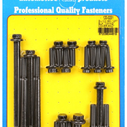 Śruby ARP  Timing Cover And Waterpump Bolt Kit Buick 350 Black 12PT