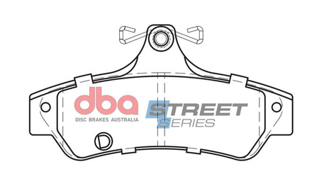 Hintere DBA-Bremsbeläge Street Series Keramik – DB1779SS