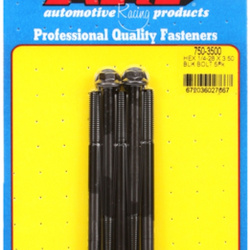Śruby ARP "1/4""-28 x 3.500 hex black oxide bolts" (5pcs)