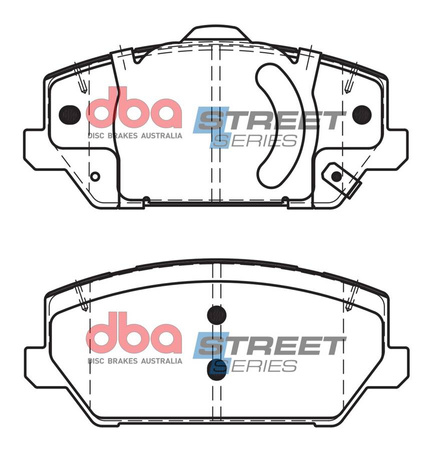 Klocki hamulcowe przednie DBA Brake Pads Street Series Ceramic - DB15012SS HYUNDAI i-30 N PD