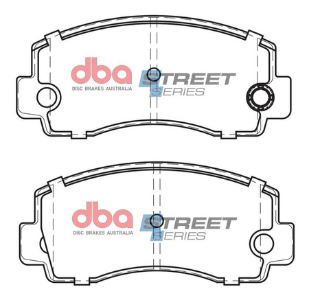 Vordere DBA-Bremsbeläge Street Series Keramik – DB170SS