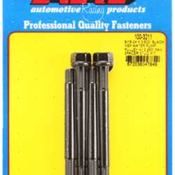 ARP 5/16-24x3.500 black hex WP pulley w/2.250" fan spcr stud