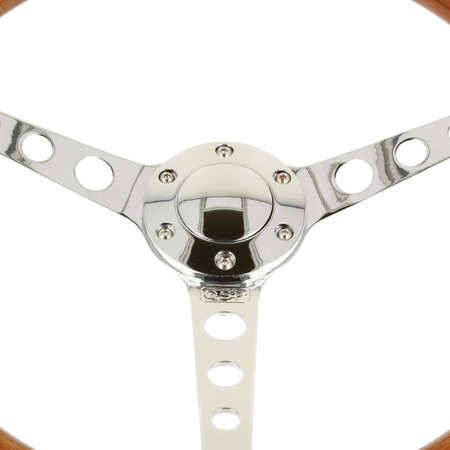 QSP QS-W380S3 medinis Vairas – plokščias, 380 mm, 3 stipinų